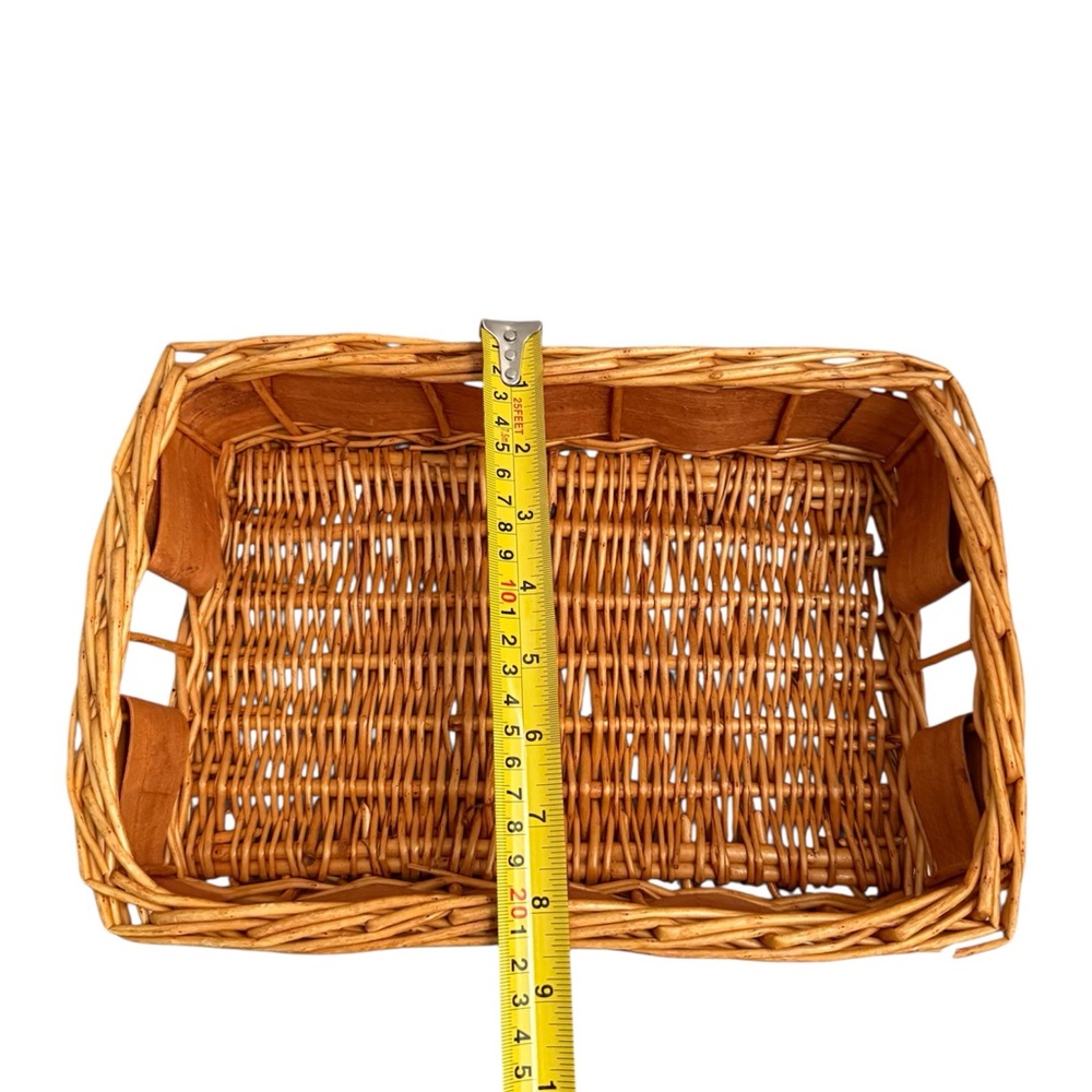 Rectangular Handwoven Basket - Picture 7 of 8